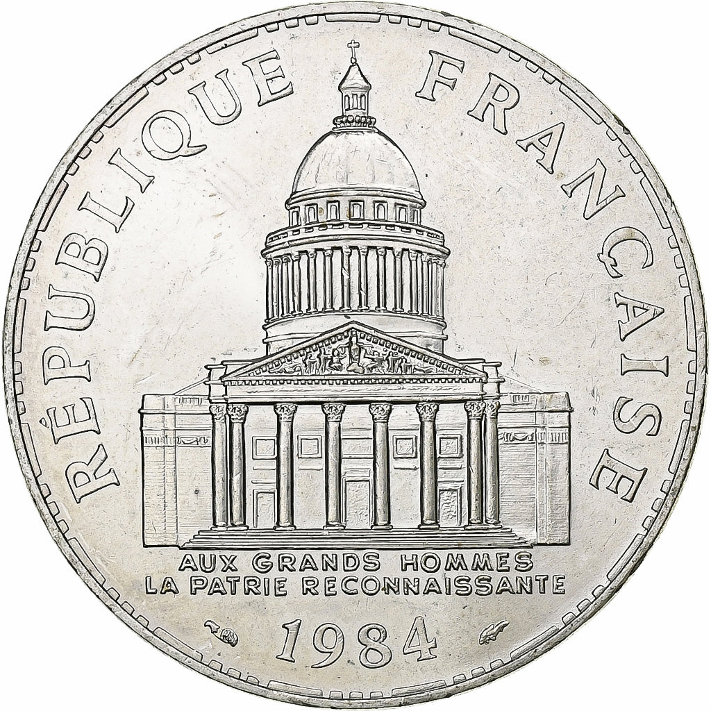 France, 100 Francs, Panthéon, 1984, Paris, Argent, SUP+, Gadoury:898, KM:951.1