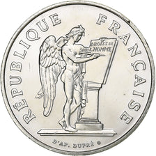 Frankrijk, 100 Francs, Droits de l'Homme, 1989, Génie, Zilver, UNC-