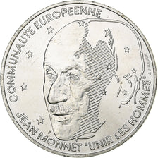 Frankreich, 100 Francs, Jean Monnet, 1992, Silber, VZ+, Gadoury:907, KM:1120