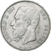 Belgia, Leopold II, 5 Francs, 5 Frank, 1875, Srebro, EF(40-45), KM:24