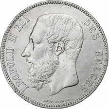 Belgique, Leopold II, 5 Francs, 5 Frank, 1868, Argent, TB+, KM:24