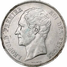 Belgium, Leopold I, 5 Francs, 5 Frank, 1865, Silver, EF(40-45), KM:17