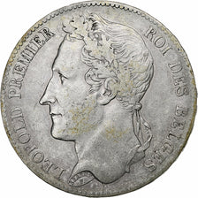 Belgien, Leopold I, 5 Francs, 5 Frank, 1849, Silber, S+, KM:3.2