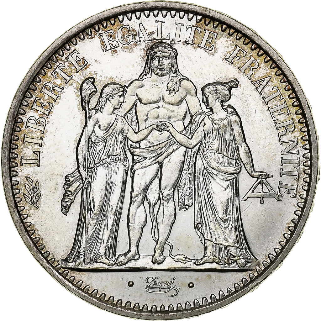France, 10 Francs, Hercule, 1966, Paris, Silver, MS(60-62), Gadoury:813, KM:932
