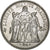 Francja, 10 Francs, Hercule, 1971, Paris, Srebro, EF(40-45), KM:932