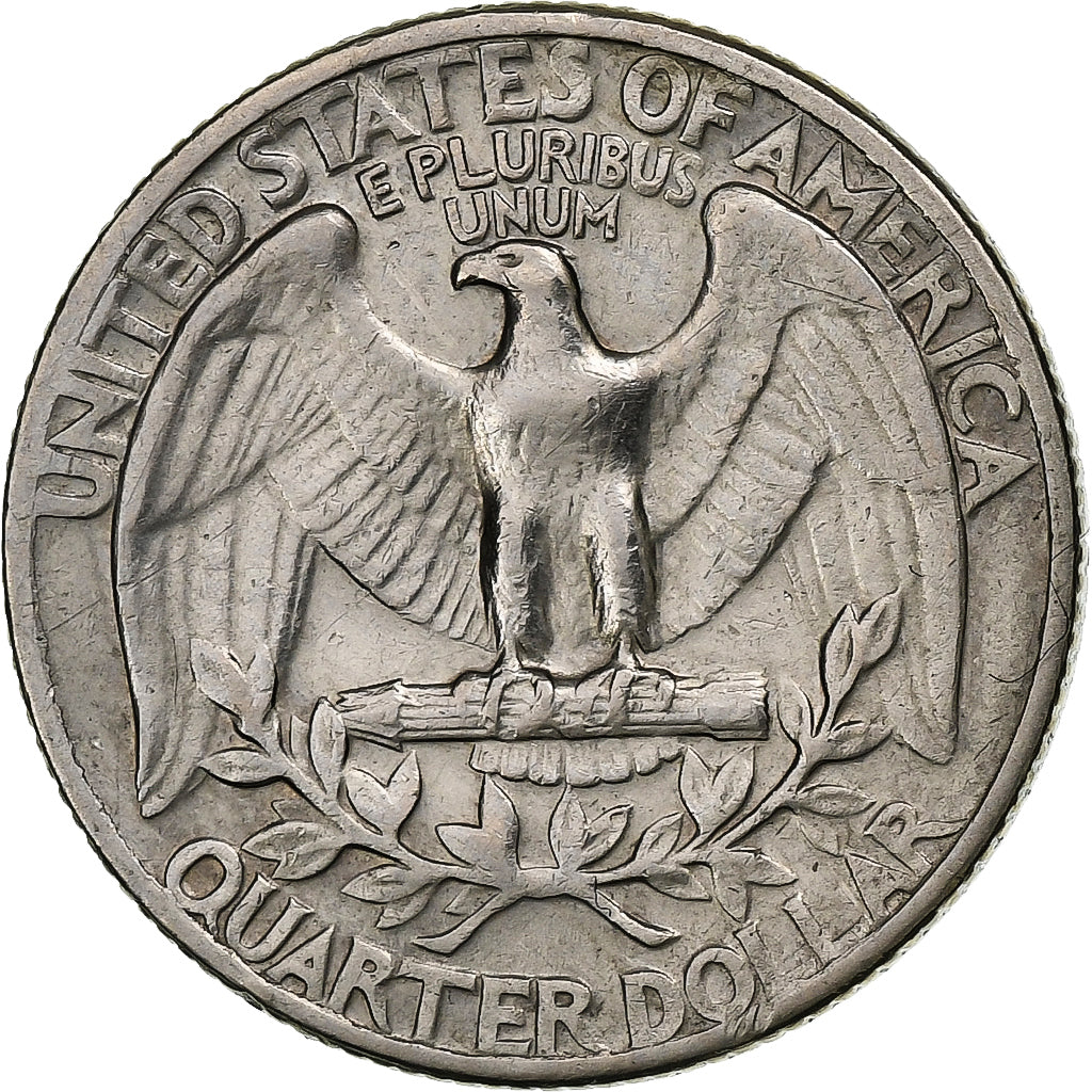 Estados Unidos da América, Quarter, Washington Quarter, 1965, U.S. Mint, Cobre