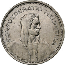 Switzerland, Helvetia, 5 Francs, 1968, Bern, EF(40-45), Copper-nickel, KM:40a.1