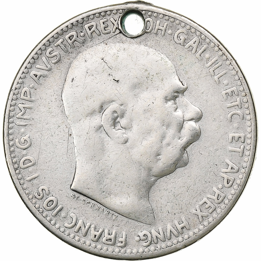 Autriche, Franz Joseph I, Corona, 1895, Argent, TB, KM:2804
