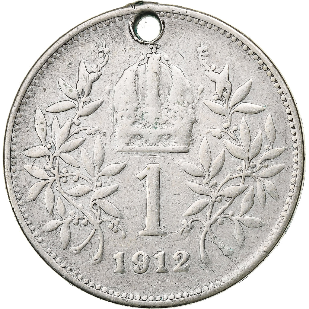 Autriche, Franz Joseph I, Corona, 1895, Argent, TB, KM:2804
