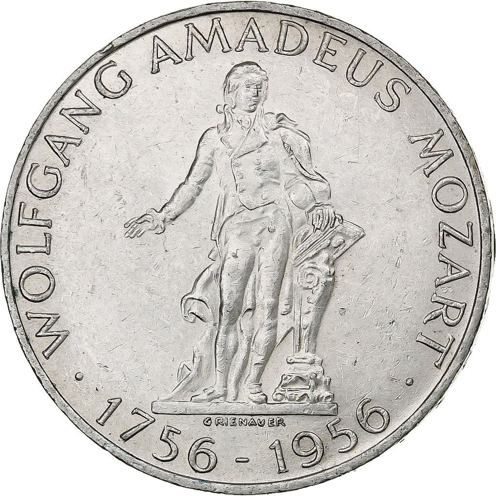Austria, 25 Schilling, 1956, Silver, AU(50-53), KM:2881