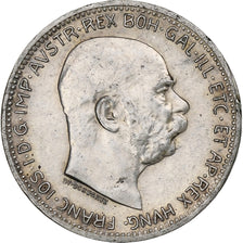 Austria, Franz Joseph I, Corona, 1916, Silver, AU(55-58), KM:2820