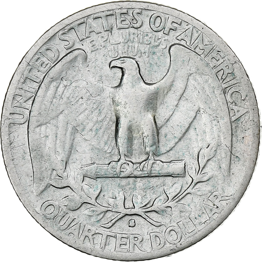 United States, Quarter, Washington Quarter, 1941, San Francisco, Silver