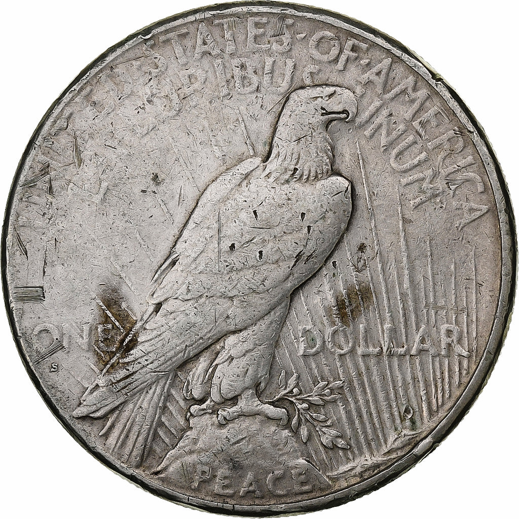 United States, Dollar, Peace Dollar, 1926, San Francisco, Silver, EF(40-45)