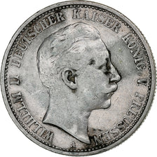 Landy niemieckie, PRUSSIA, Wilhelm II, 2 Mark, 1904, Berlin, Srebro, VF(30-35)