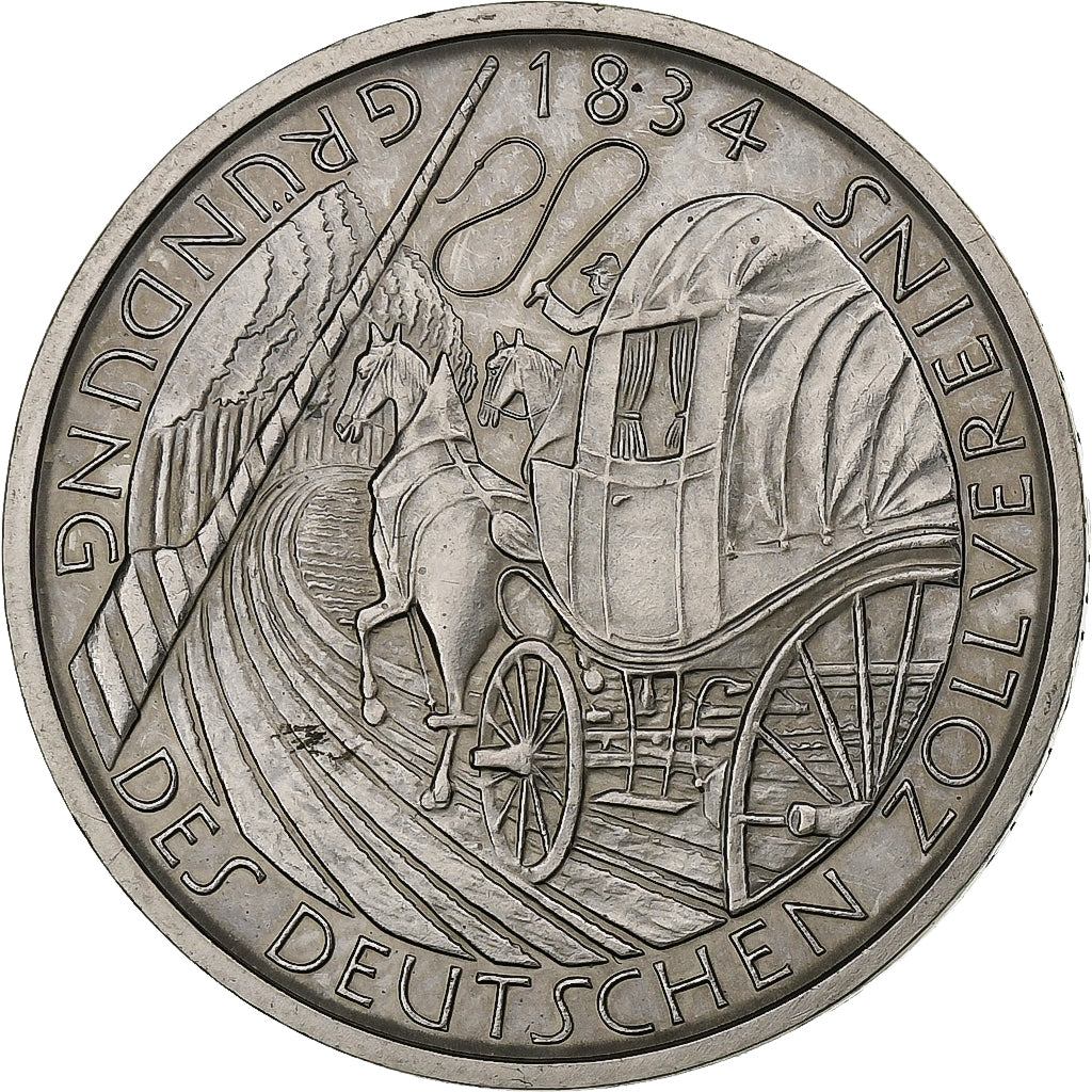 GERMANY - FEDERAL REPUBLIC, 5 Mark, 1984, Munich, Germany, AU(55-58), KM:160