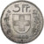 Szwajcaria, 5 Francs, 1922, Bern, Srebro, AU(50-53), KM:37