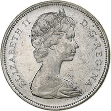 Canada, Elizabeth II, Dollar, 1966, Royal Canadian Mint, Silver, AU(50-53)
