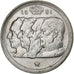 Belgium, 100 Francs, 100 Frank, 1951, Silver, EF(40-45), KM:139.1