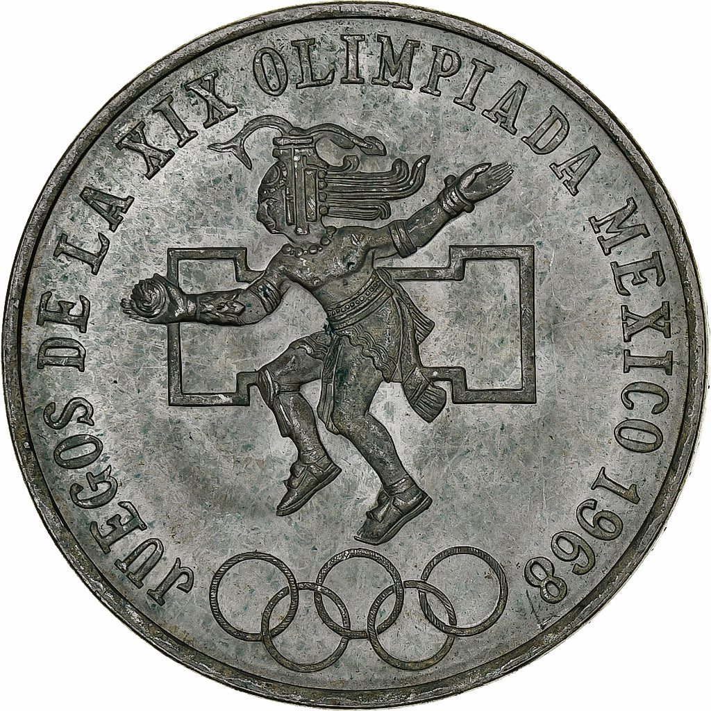 Messico, 25 Pesos, 1968, Mexico City, BB+, Argento, KM:479.1
