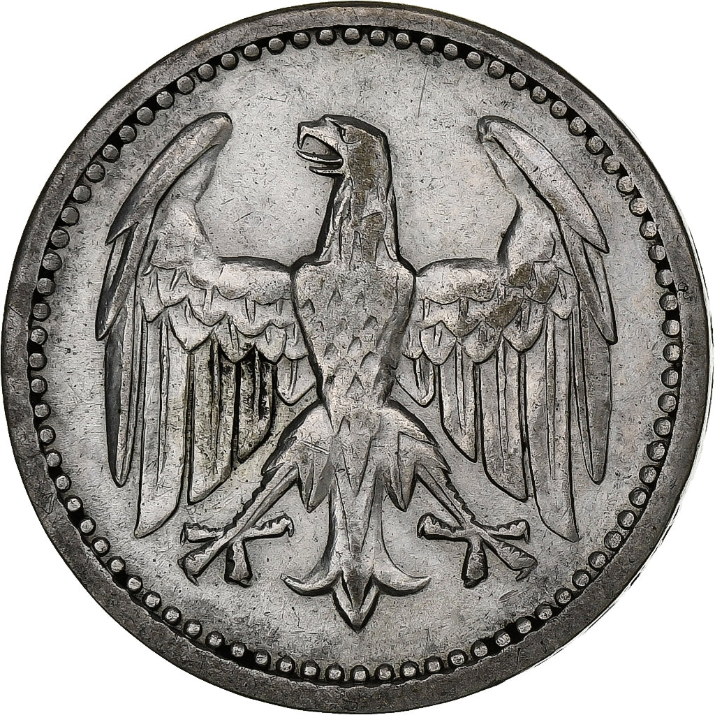 GERMANY, WEIMAR REPUBLIC, 3 Mark, 1924, Berlin, Silver, AU(50-53), KM:43