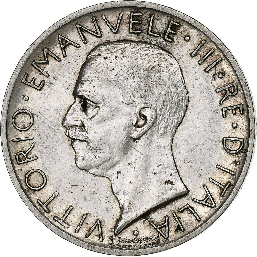 Italy, Vittorio Emanuele III, 5 Lire, 1930, Rome, Silver, AU(50-53), KM:67.1