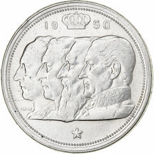 Belgium, 100 Francs, 100 Frank, 1950, Silver, EF(40-45), KM:138.1