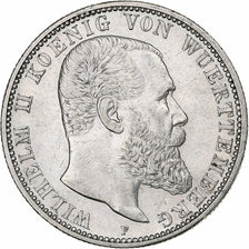 Stati tedeschi, WURTTEMBERG, Wilhelm II, 2 Mark, 1906, Freudenstadt, Argento
