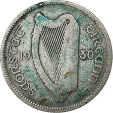 République d'Irlande, Shilling, 1930, Argent, TB, KM:6