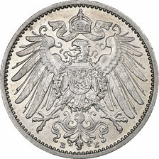 GERMANY - EMPIRE, Wilhelm II, Mark, 1910, Muldenhütten, Silver, EF(40-45)