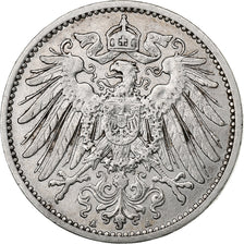 GERMANIA - IMPERO, Wilhelm II, Mark, 1905, Berlin, Argento, BB, KM:14