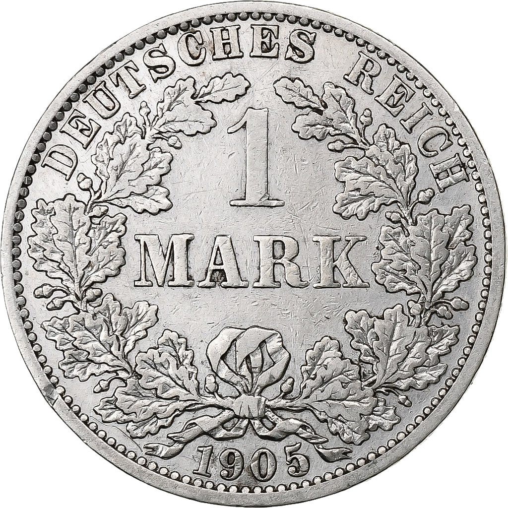 GERMANIA - IMPERO, Wilhelm II, Mark, 1905, Berlin, Argento, BB, KM:14