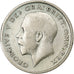 Great Britain, George V, 6 Pence, 1921, Silver, VF(20-25), KM:815a.1