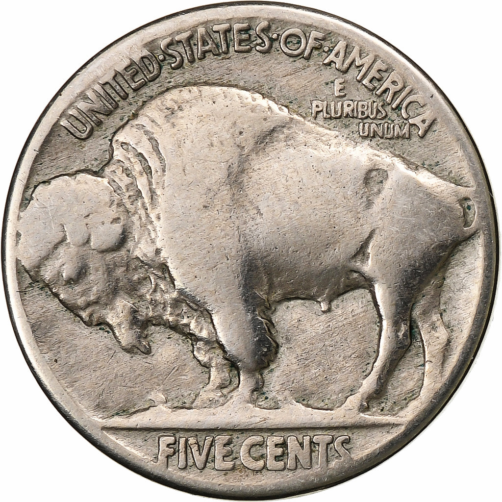 United States, Buffalo Nickel, 5 Cents, 1916, U.S. Mint, Philadelphia