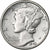 Estados Unidos, Dime, Mercury Dime, 1943, U.S. Mint, Plata, EBC, KM:140