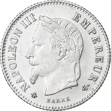 Francja, Napoleon III, 20 Centimes, Napoléon III, 1867, Paris, Srebro