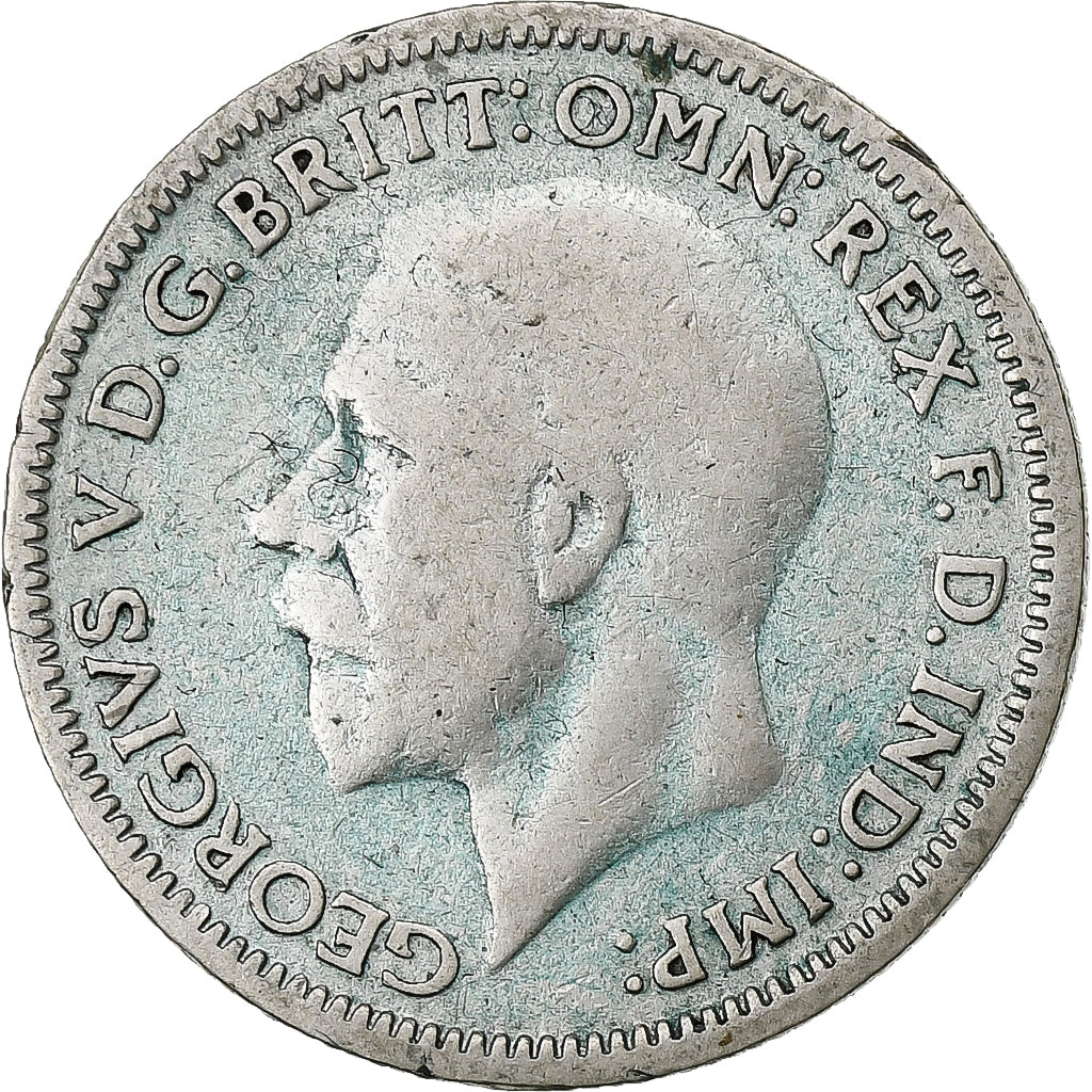 Großbritannien, George V, 6 Pence, 1931, Silber, S, KM:832