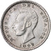 Ecuador, Decimo, Un, 1892, Lima, Silber, UNZ, KM:50.3