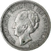 Paesi Bassi, Wilhelmina I, 1/2 Gulden, 1922, MB+, Argento, KM:160
