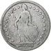 Switzerland, Franc, 1876, Bern, Silver, VF(20-25), KM:24