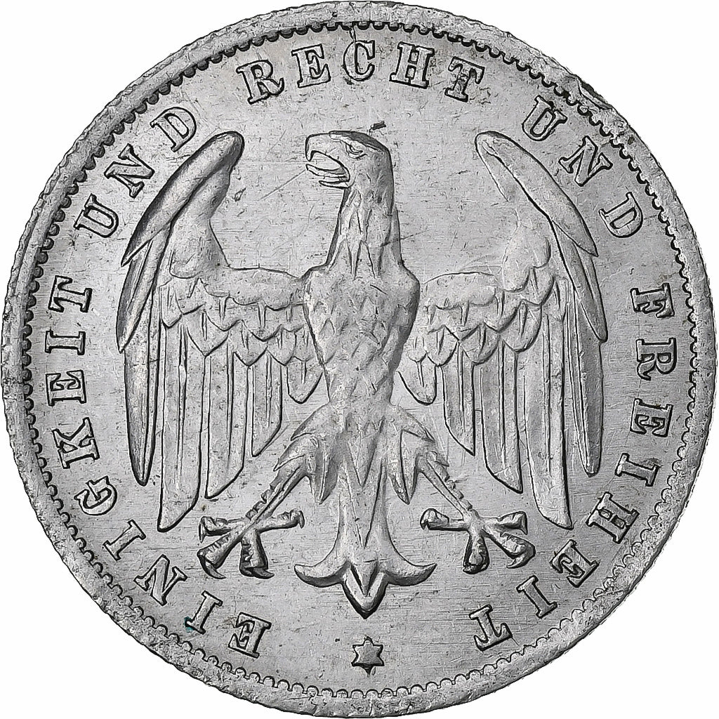 ALEMANHA, REPÚBLICA DE WEIMAR, 500 Mark, 1923, Berlin, Alumínio, EF(40-45)