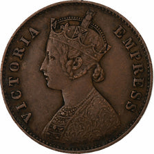 INDIA-BRITISH, Victoria, 1/4 Anna, Copper, EF(40-45), KM:486