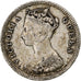Hong Kong, Victoria, 10 Cents, 1895, Plata, MBC, KM:6.3