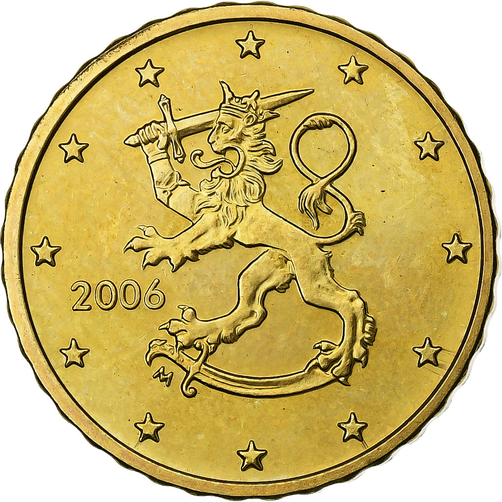 Finlandia, 10 Euro Cent, 2006, Vantaa, SPL, Ottone, KM:101