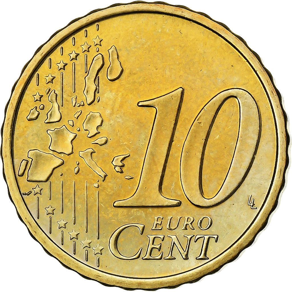 Finlandia, 10 Euro Cent, 2006, Vantaa, SPL, Ottone, KM:101