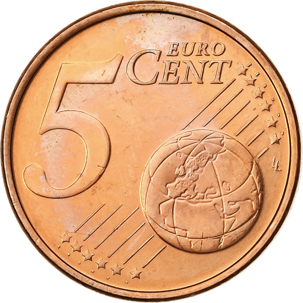 Finnland, 5 Euro Cent, 2001, UNZ, Copper Plated Steel, KM:100