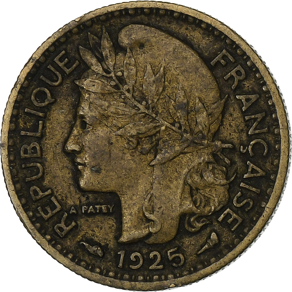 Cameroun, 50 Centimes, 1925, Paris, Bronze-Aluminium, TB+, KM:1