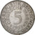 ALEMANIA - REPÚBLICA FEDERAL, 5 Mark, 1951, Hambourg, Plata, MBC, KM:112.1