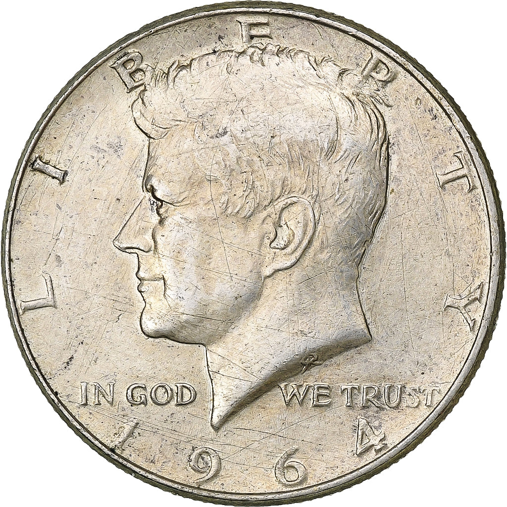 Vereinigte Staaten, Half Dollar, Kennedy Half Dollar, 1964, U.S. Mint, Silber