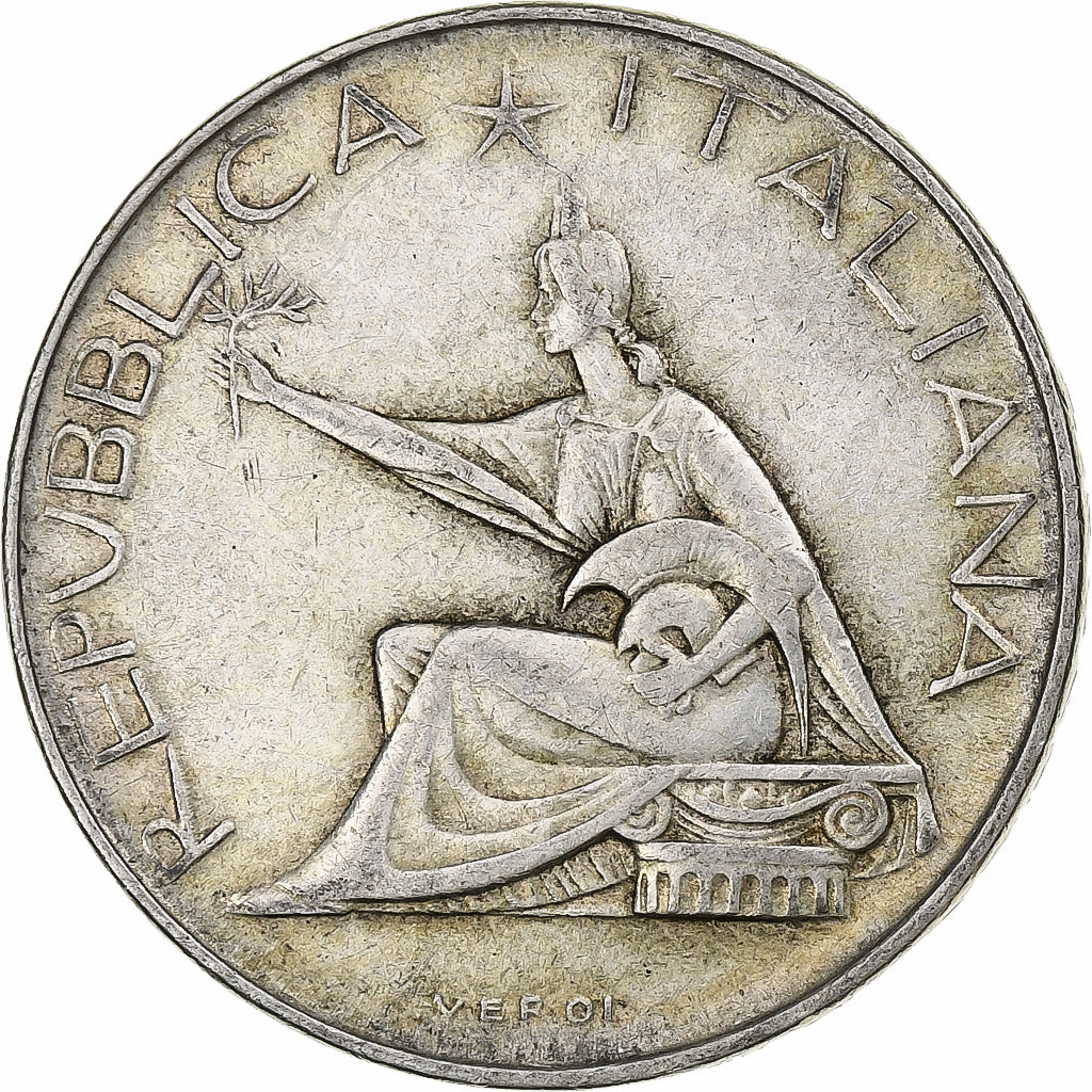 Italy, 500 Lire, 1961, Rome, AU(50-53), Silver, KM:99