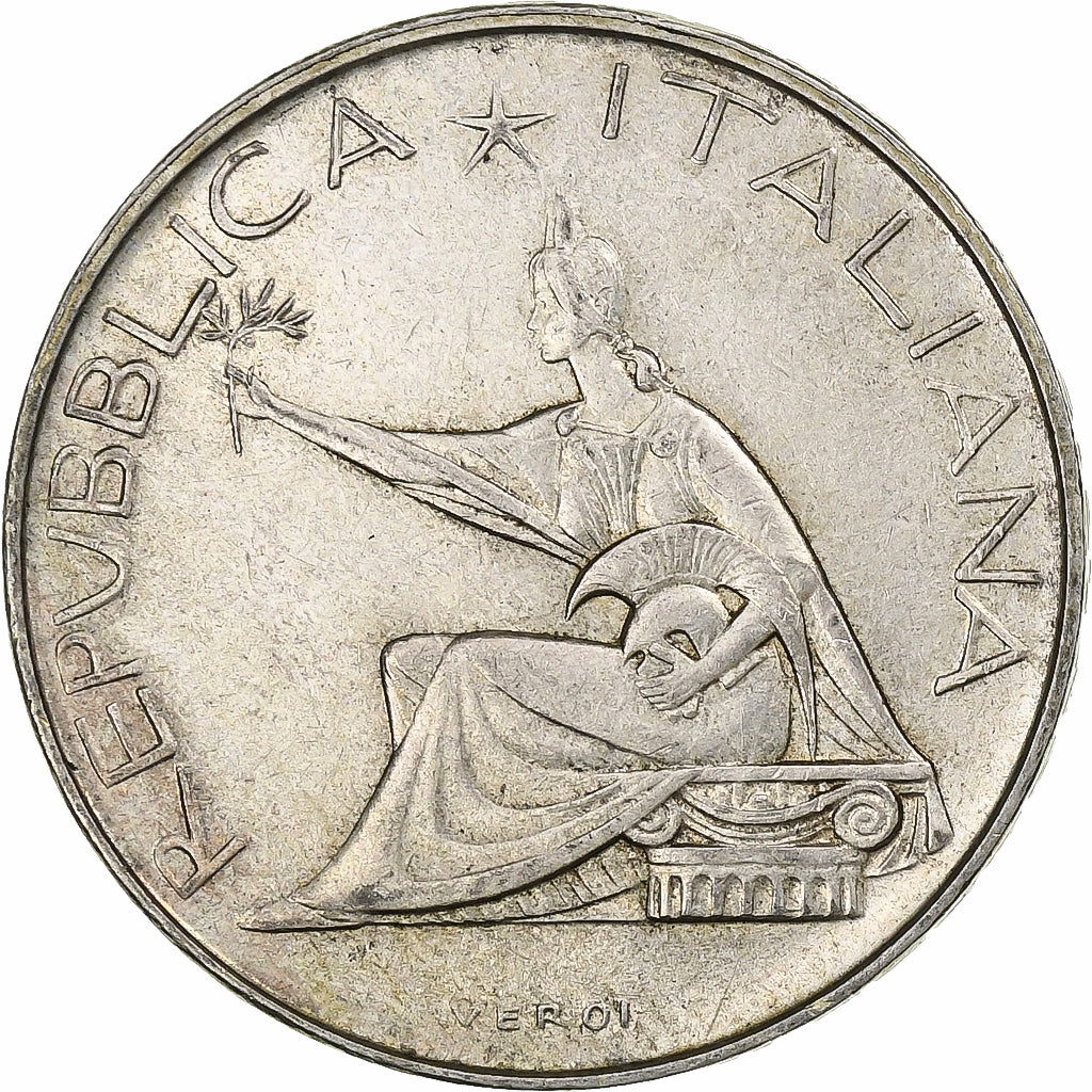 Italy, 500 Lire, 1961, Rome, AU(50-53), Silver, KM:99